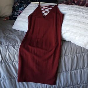 Strappy Body Con Dress